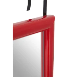 Over Door Hanging Mirror - Red - 33.5x124cm -Home Style Sales 14820924 4245058442843908