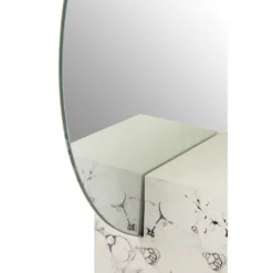 Mimo White Marble Effect Mirror -Home Style Sales 14820936 6145058439044177