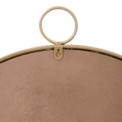 Round Metal Wall Mirror - Gold - 60cm -Home Style Sales 14820939 1605058438134760