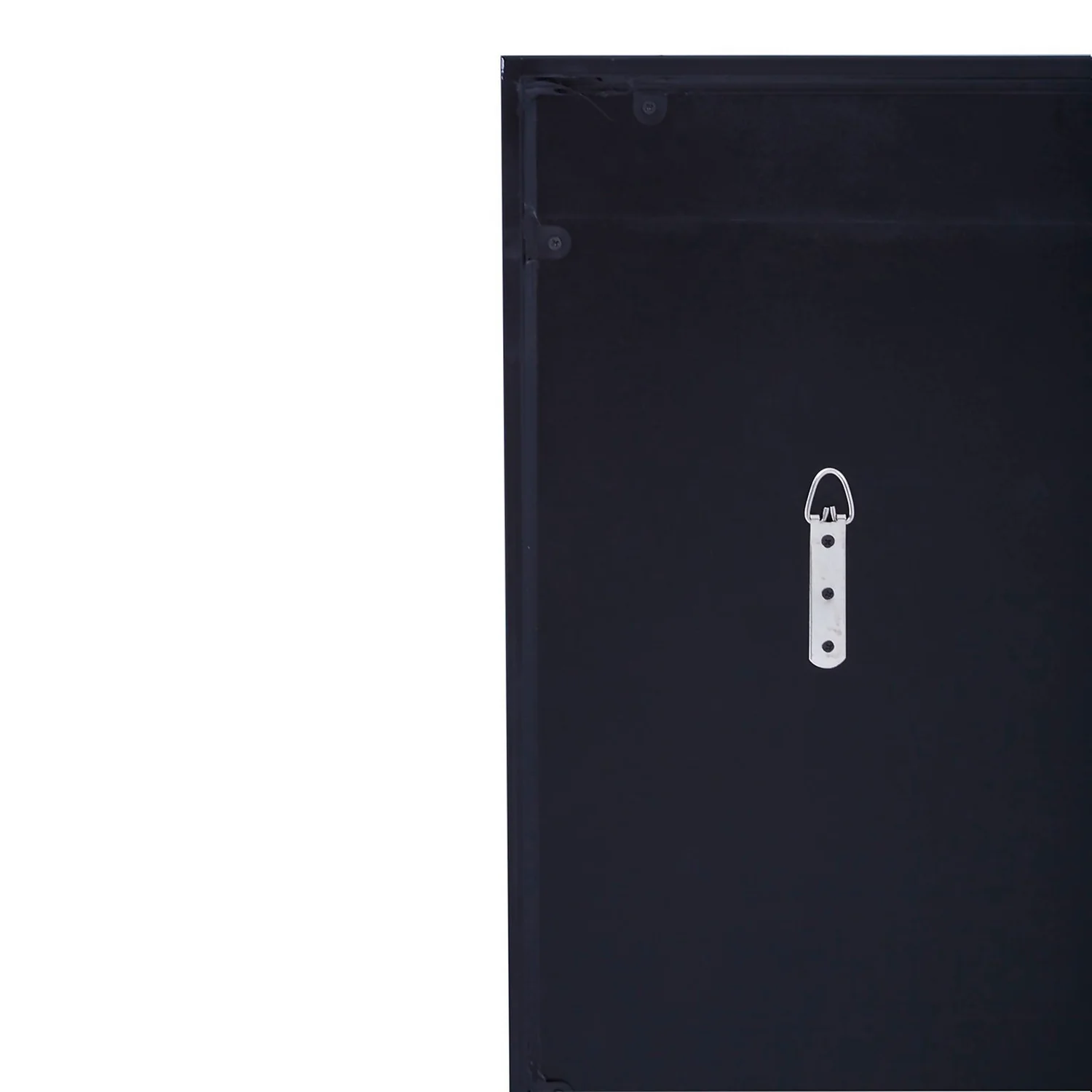 Square Metal Wall Mirror - Black - 95cm 6 Square Metal Wall Mirror - Black - 95cm - Image 4