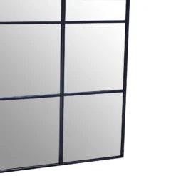 Square Metal Wall Mirror - Black - 95cm 8 Square Metal Wall Mirror - Black - 95cm -Home Style Sales 14820941 6895058438346287