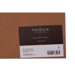 Dog Wall Plaque - 25x30 Cm -Home Style Sales 14820989 2115057939182848