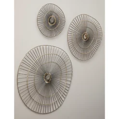 Mirano Medium Abstract Wall Art - Gold - 45x47cm -Home Style Sales 14820992 1415057940573360