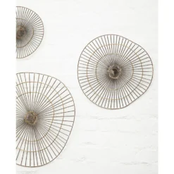 Mirano Medium Abstract Wall Art - Gold - 45x47cm -Home Style Sales 14820992 8315057940594060