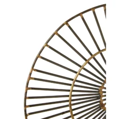 Mirano Small Abstract Wall Art - Gold - 29x31cm -Home Style Sales 14820994 1435057938921293