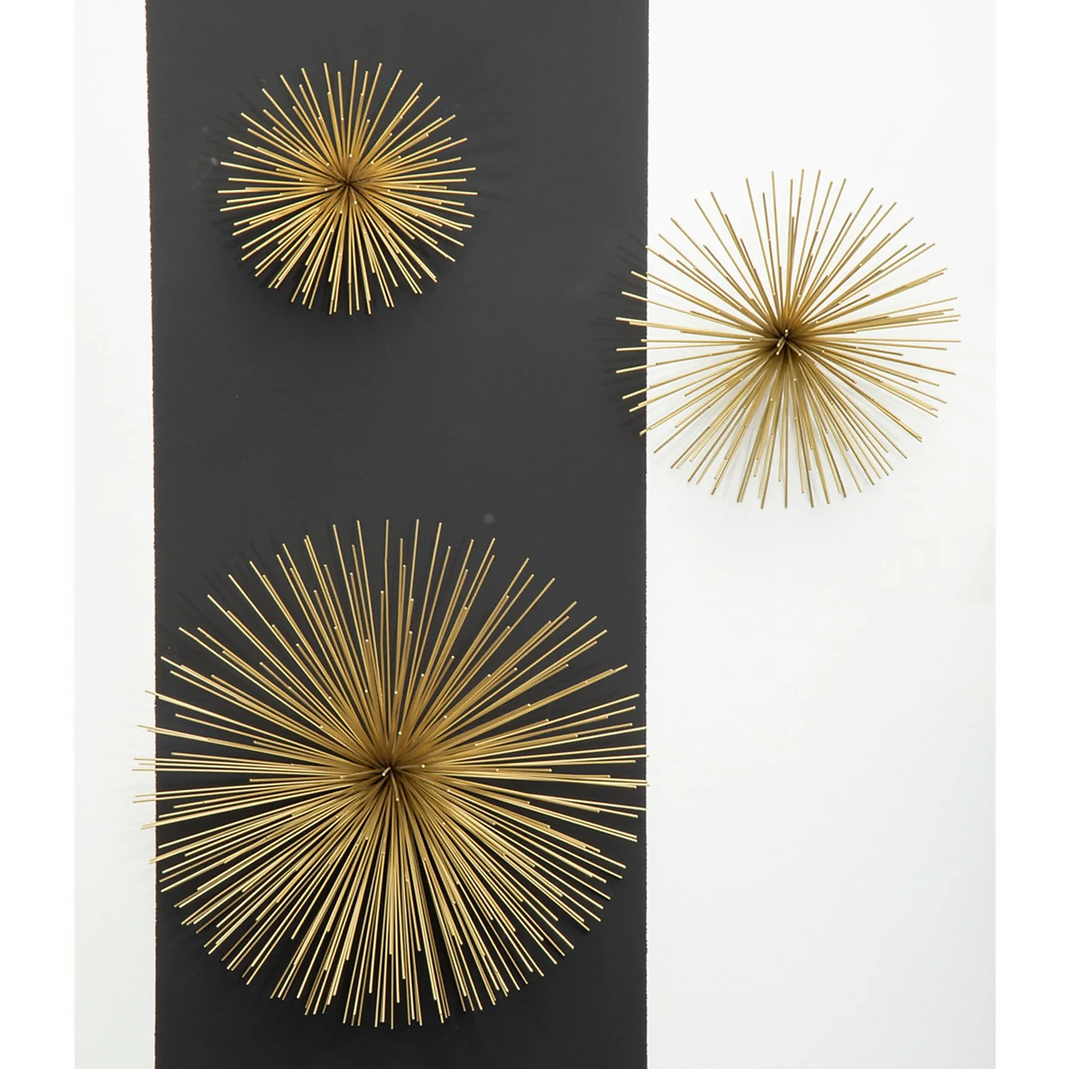 Mirano Set Of 3 Gold Starburst Wall Art 10 Mirano Set Of 3 Gold Starburst Wall Art - Image 8