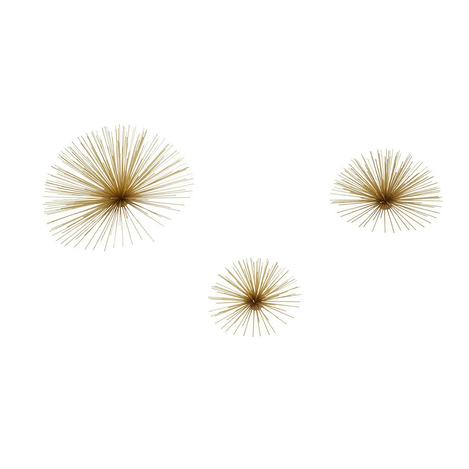 Mirano Set Of 3 Gold Starburst Wall Art 5 Mirano Set Of 3 Gold Starburst Wall Art - Image 3