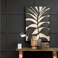 Astratto Canvas Wall Art Oil Painting - Black & Gold - 82.6x122.6cm -Home Style Sales 14821014 2875058393406536