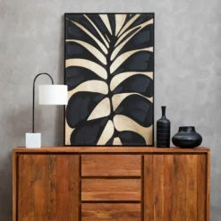 Astratto Canvas Wall Art Oil Painting - Black & Gold - 82.6x122.6cm -Home Style Sales 14821014 8965058393431328