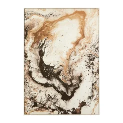 Astratto Classic Abstract Wall Art - Natural - 103x143cm