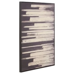 Astratto Canvas Wall Art Oil Painting - Black & Natural - 82.6x122.6cm -Home Style Sales 14821017 9795058393166623