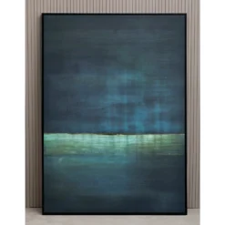 Astratto Canvas Wall Art - Teal - 102.6x142.6cm -Home Style Sales 14821018 1585057935767945