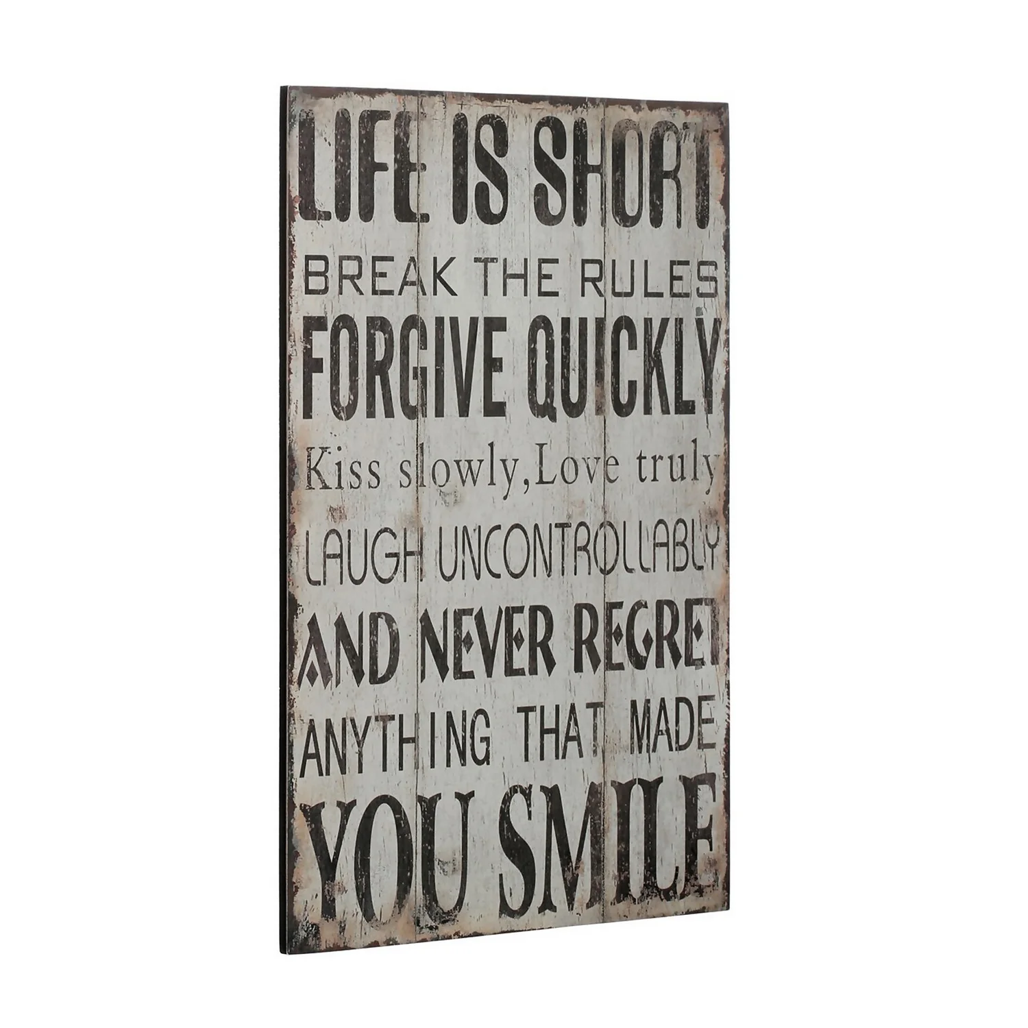 Life Is Short Wall Plaque - 25x38cm 4 Life Is Short Wall Plaque - 25x38cm - Image 2