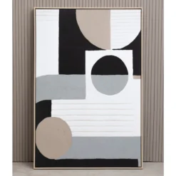 Astratto Abstract Geometric Wall Art - Monochrome - 83x123cm 14 Astratto Abstract Geometric Wall Art - Monochrome - 83x123cm -Home Style Sales 14821029 3235057939687688