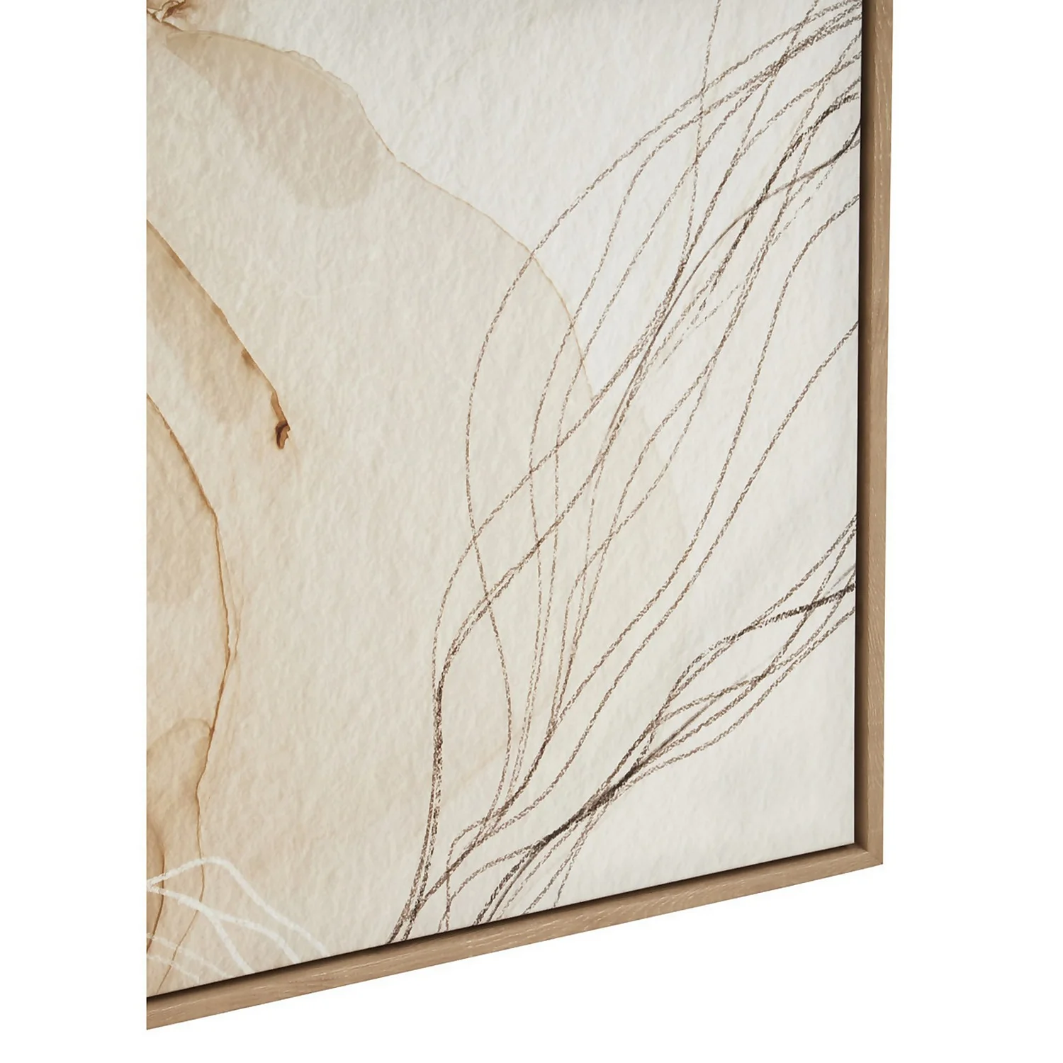 Astratto Set Of 2 Scribble Design Wall Art - Natural - 63x93cm 8 Astratto Set Of 2 Scribble Design Wall Art - Natural - 63x93cm - Image 6