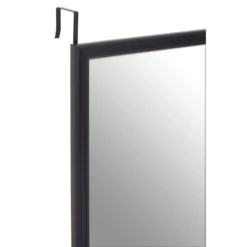 Over Door Hanging Mirror - Black - 33.5x124cm -Home Style Sales 14821714 1955058974987508