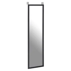 Over Door Hanging Mirror - Black - 33.5x124cm -Home Style Sales 14821714 4805058974960487