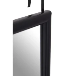 Over Door Hanging Mirror - Black - 33.5x124cm -Home Style Sales 14821714 8195058975006471