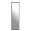 Over Door Hanging Mirror - Black - 33.5x124cm -Home Style Sales 14821714 8325058974942676